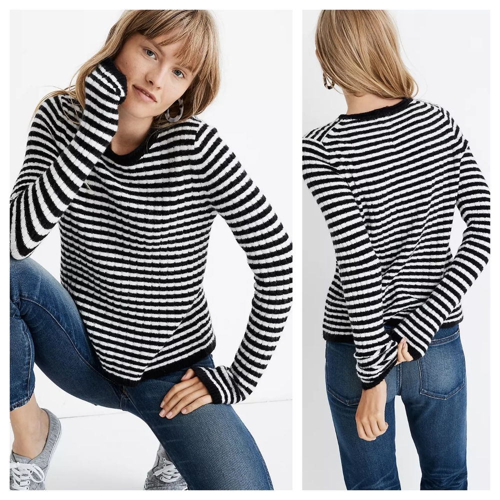 Madewell Colette Alpaca Leamore Stripe Sweater